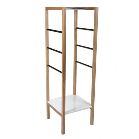 Meuble d'Entrée "Northgate" 45cm Chêne & Blanc
