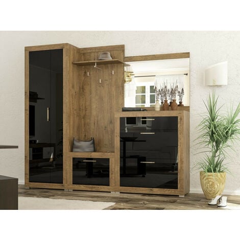 AZURA HOME DESIGN Meuble d'entrée PARMA black