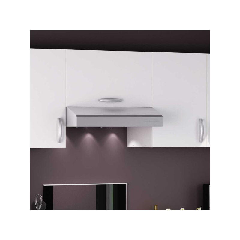 Meuble dessus de hotte 60 cm Blanc Mat - marta - l 60 x l 28 x h 35 cm