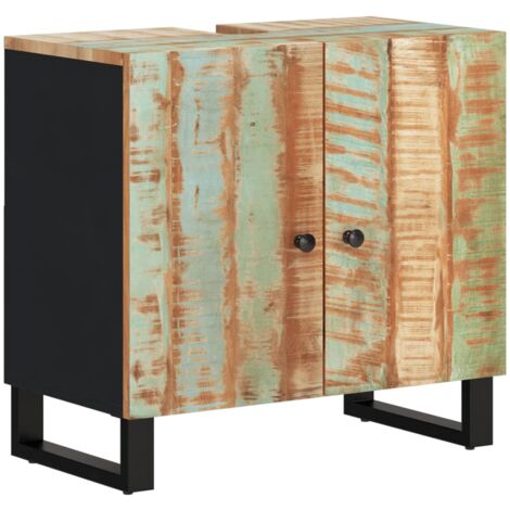 Meuble d'évier 62x33x58 bois de récupération et d'ingénierie