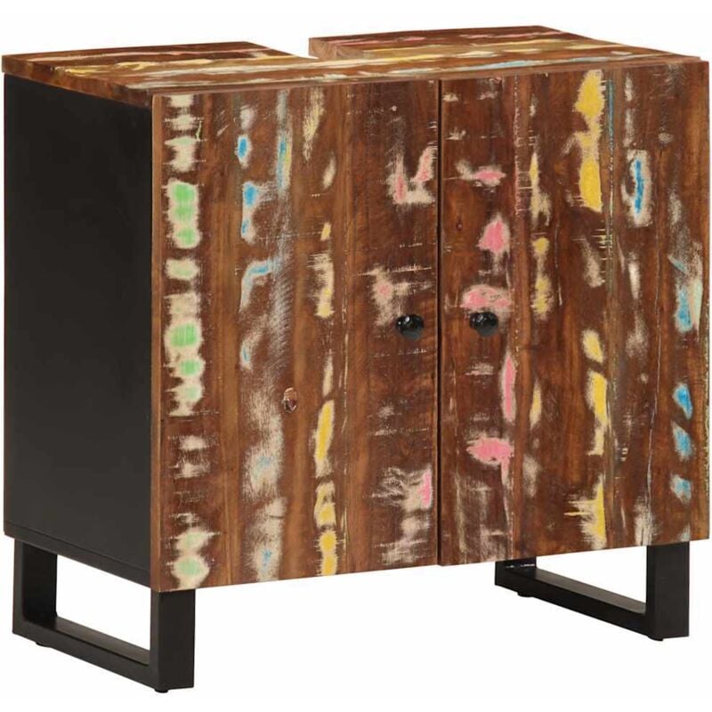 Vidaxl - Meuble d'évier 62x33x58 cm bois de récupération et d'ingénierie