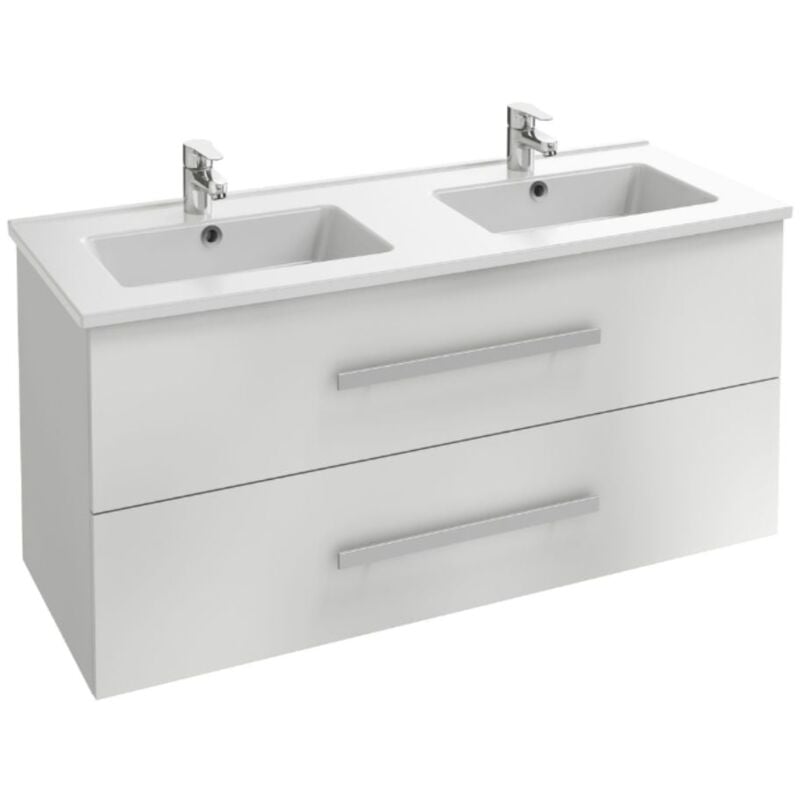 Meuble double vasque 120 cm JACOB DELAFON Ola UP blanc