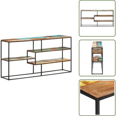 Meuble en bois massif - vidaXL Buffet 150x30x75 cm Bois de récupération massif - Meuble industriel