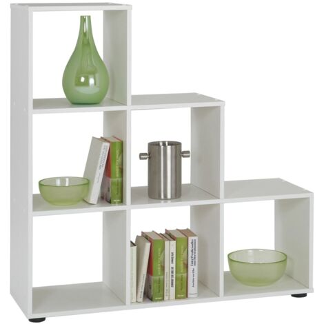 Meuble escalier 104,5x33x108 cm blanc - VOSKA