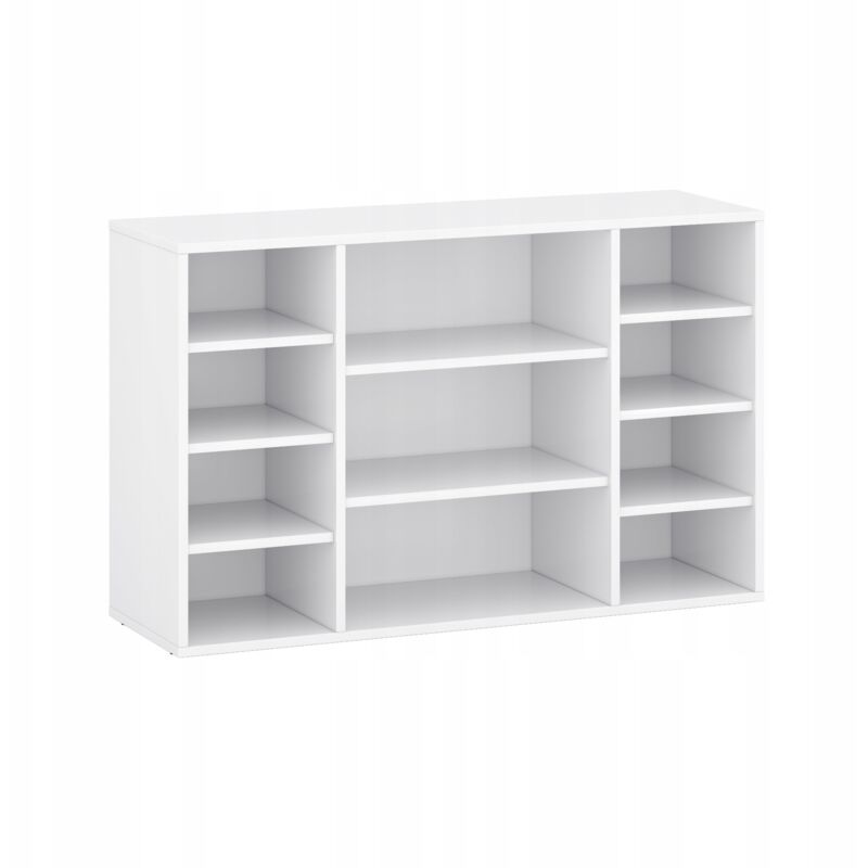 Meuble étagère pour salon étagères à chaussures livres blanc
