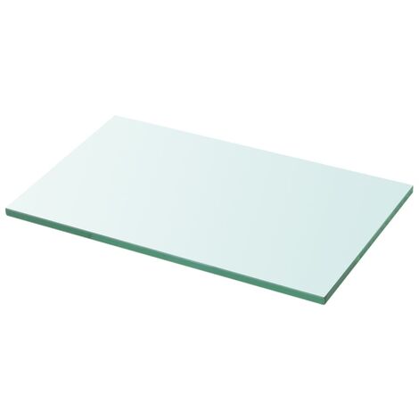 Meuble Étagère salon - Moderne Panneau d’étagère Verre transparent 30 x 15 cm FR3524