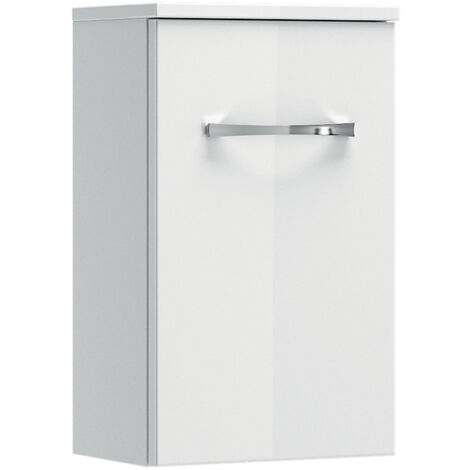 Meuble haut Ancodesign - 1 porte - H49,6 x L30 Blanc