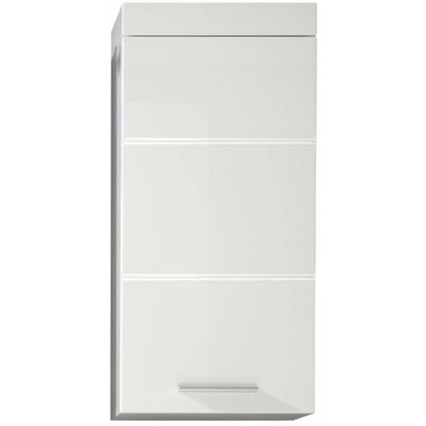 Meuble haut de cuisine Helsinki blanc, 1 porte H103xl45