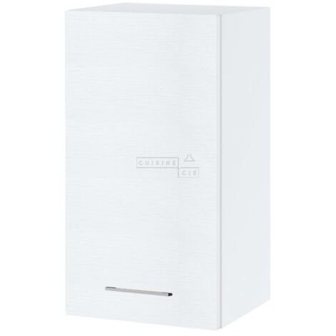 Meuble haut de cuisine Bellissi Blanc 1 porte L 40 cm -    Blanc