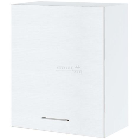 Meuble haut de cuisine Bellissi Blanc 1 porte L 60 cm -    Blanc