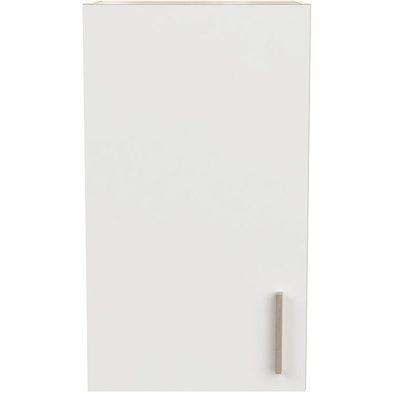 Meuble haut de cuisine coloris chêne kronberg, blanc - Longueur 40 x Hauteur 70 x Profondeur 30 cm Pegane
