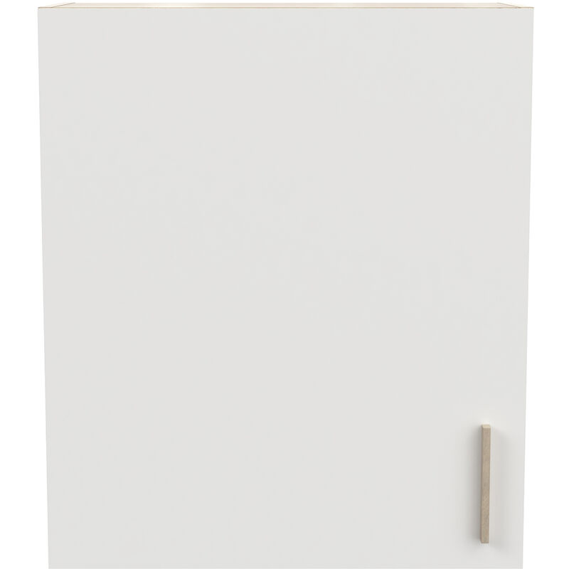 Meuble haut de cuisine coloris chêne kronberg, blanc - Longueur 60 x Hauteur 70 x Profondeur 30 cm Pegane