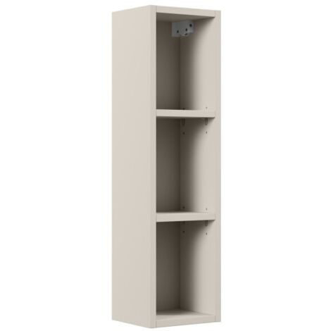 Meuble haut de salle de bain BRAZZA – Coloris marron congo – L20 x H74 cm – À suspendre