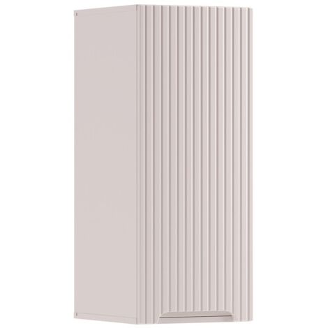 Meuble haut de salle de bain suspendue NOVA cachemire 35 x 85 cm
