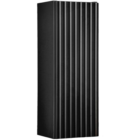 Meuble haut de salle de bain suspendue NOVA noir 20 x 57 cm