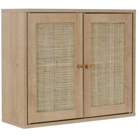 Meuble Haut Salle de Bain "Bali" 60cm Marron