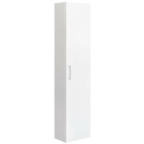 meuble haut série MAA 1 porte blanc brillant, ouverture à droite lxHxP 350x1500x208mm