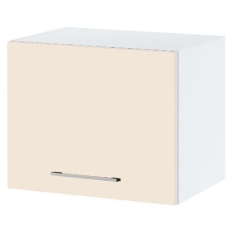 Meuble haut SLIM de cuisine Lovia Vanille Mat 1 porte relevable L 45 cm