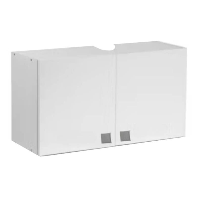 Toscohome - Meuble hotte de cuisine 2 portes en blanc 60x40H cm - Wismon