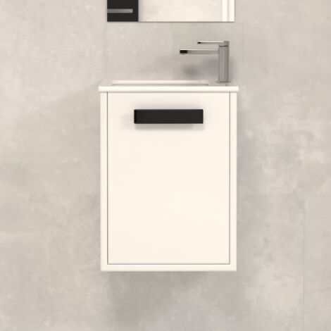 Meuble lave-mains 40x22cm - blanc - COSMOS