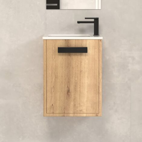 Meuble lave-mains 40x22cm - roble (chêne clair) - COSMOS