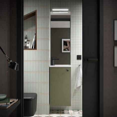 Meuble lave mains - Vert mat