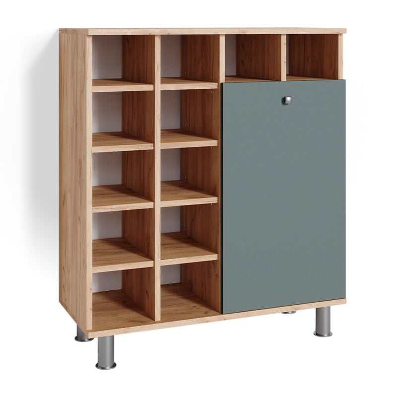 Vicco - Armoire de salle de bain Fynn, Vert, 78.4 x 91.6 cm