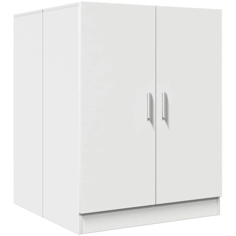 Meuble machine à laver Meuble pour wc Blanc 71x71,5x91,5 cm 92736