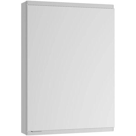 Meuble miroir Royal Modular 2.0 600x700x120mm anodisé argent, non lumineux, encastrable, 1 prise KEUCO