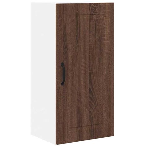Meuble mural de cuisine，Armoire de cuisine avec étagère Chêne brun 40 x 31 x 80 cm CFW16486