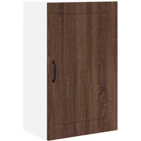 Meuble mural de cuisine，Armoire de cuisine avec étagère Chêne brun 50 x 31 x 80 cm CFW12938