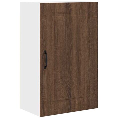Meuble mural de cuisine，Armoire de cuisine avec étagère Chêne brun 50 x 31 x 80 cm CFW74465