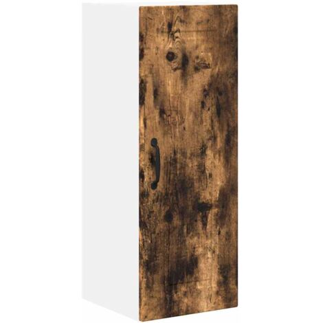 Meuble mural de cuisine，Armoire de cuisine avec étagère Chêne fumé 30 x 31 x 80 cm CFW86242