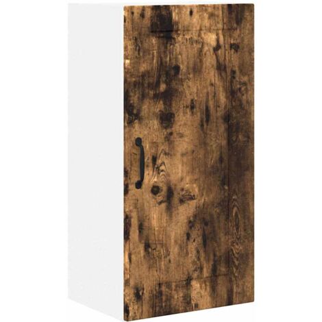 Meuble mural de cuisine，Armoire de cuisine avec étagère Chêne fumé 40 x 31 x 80 cm CFW18344