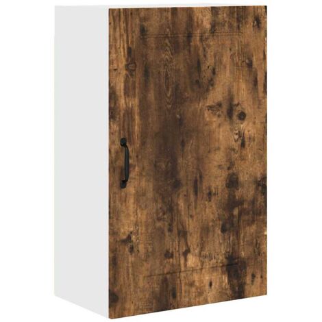 Meuble mural de cuisine，Armoire de cuisine avec étagère Chêne fumé 50 x 31 x 80 cm CFW49229