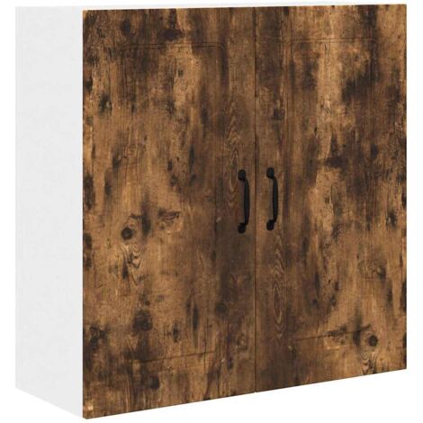Meuble mural de cuisine，Armoire de cuisine avec étagère Chêne fumé 80 x 31 x 80 cm CFW66396