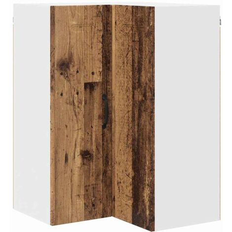 Meuble mural de cuisine，Armoire de cuisine avec porte Bois Ancien 57 x 57 x 80 cm CFW24187
