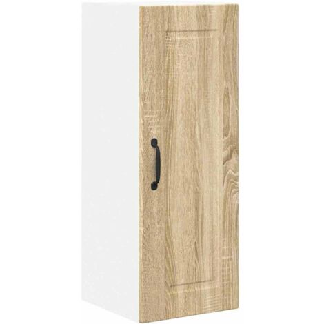 Meuble mural de cuisine，Armoire de cuisine avec porte Chêne Sonoma 30 x 31 x 80 cm CFW23158
