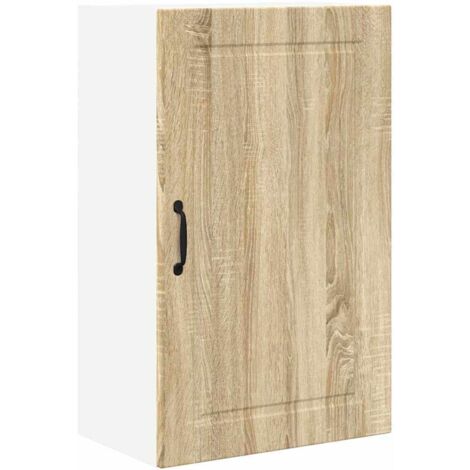 Meuble mural de cuisine，Armoire de cuisine avec porte Chêne Sonoma 50 x 31 x 80 cm CFW39461
