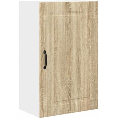 Meuble mural de cuisine，Armoire de cuisine avec porte Chêne Sonoma 50 x 31 x 80 cm CFW71012