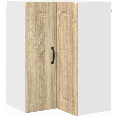 Meuble mural de cuisine，Armoire de cuisine avec porte Chêne Sonoma 57 x 57 x 80 cm CFW86984