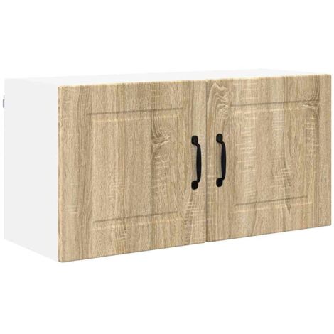 Meuble mural de cuisine,Armoire de cuisine avec porte Chêne Sonoma 80 x 31 x 40 cm CFW25673