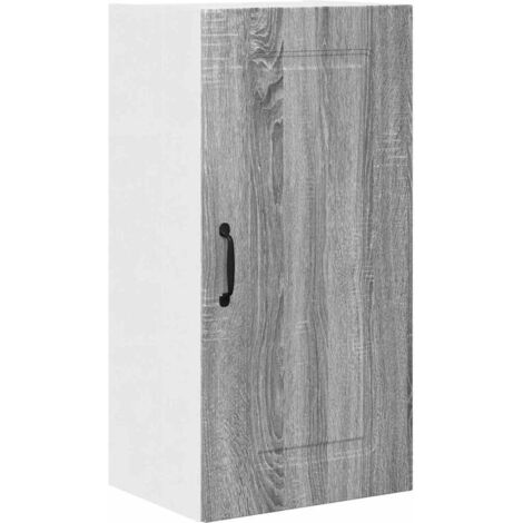Meuble mural de cuisine，Armoire de cuisine avec porte Gris Sonoma 40 x 31 x 80 cm CFW19617