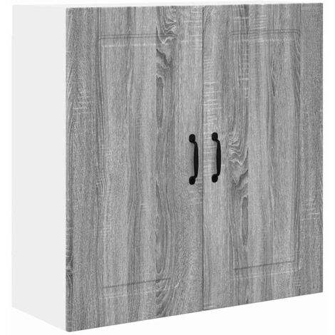 Meuble mural de cuisine，Armoire de cuisine avec porte Gris Sonoma 80 x 31 x 80 cm CFW21181