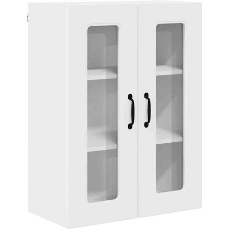 Meuble mural de cuisine，Armoire de cuisine Blanc 60 x 31 x 80 cm Bois d'ingénierie CFW60135