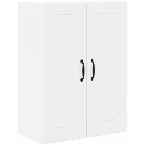 Meuble mural de cuisine，Armoire de cuisine Blanc brillant 60 x 31 x 80 cm CFW93731