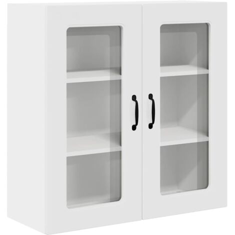 Meuble mural de cuisine，Armoire de cuisine Blanc brillant 80 x 31 x 80 cm CFW32247