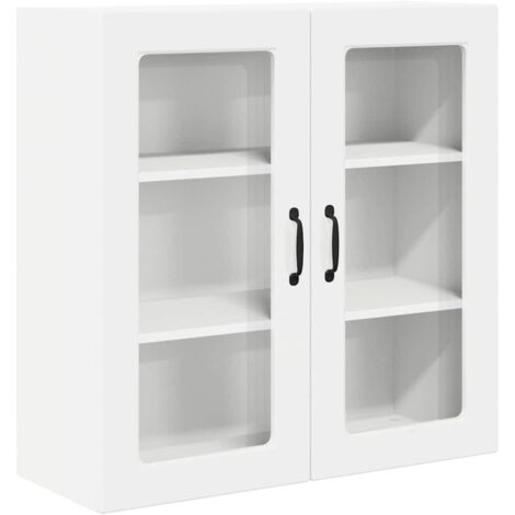 Meuble mural de cuisine，Armoire de cuisine Blanc brillant 80 x 31 x 80 cm CFW69873
