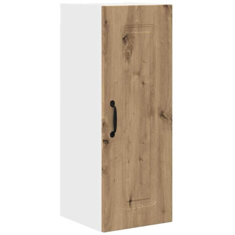 Meuble mural de cuisine，Armoire de cuisine Chêne artisanal 30 x 31 x 80 cm CFW20945