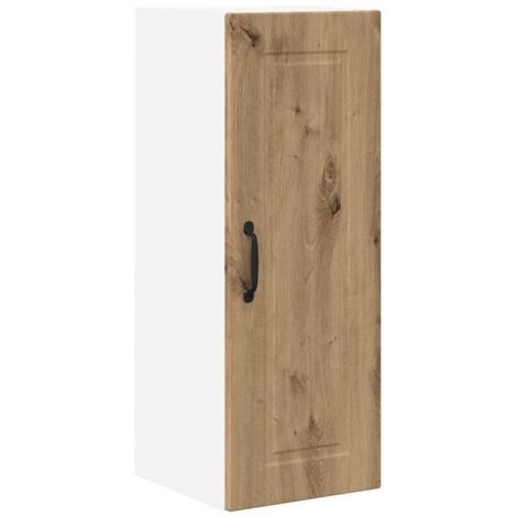 Meuble mural de cuisine，Armoire de cuisine Chêne artisanal 30 x 31 x 80 cm CFW96844
